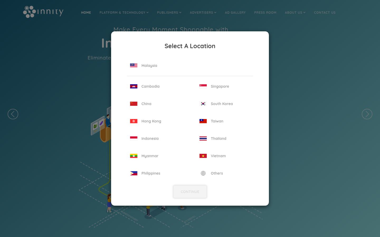 Innity &middot; HOMEPAGE_SCREENSHOT