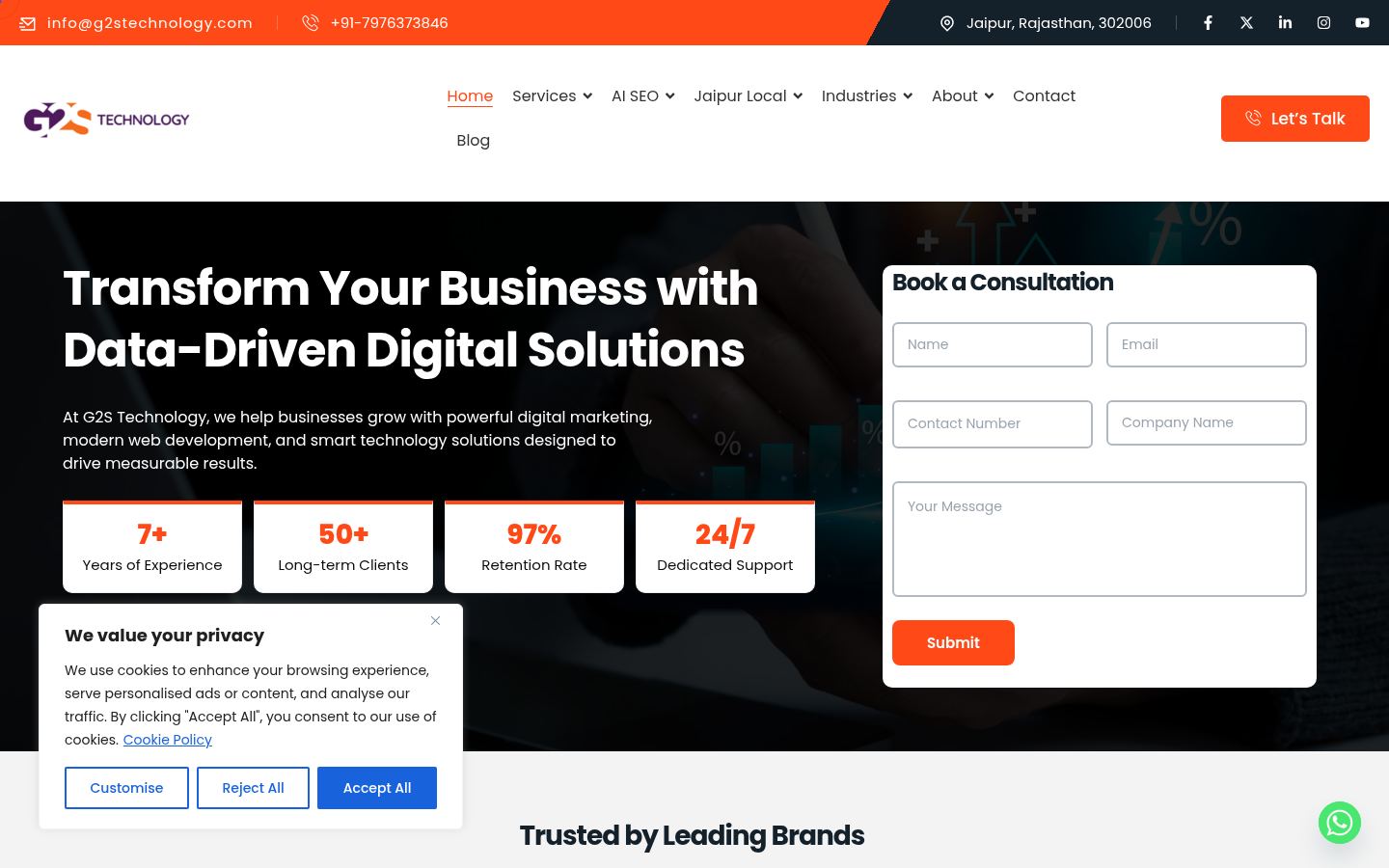 G2S Technology &middot; HOMEPAGE_SCREENSHOT