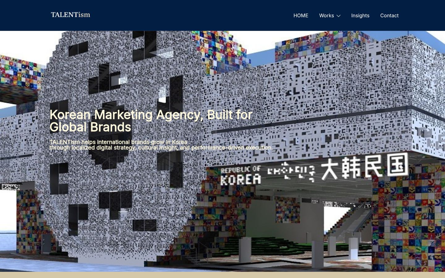 TALENTism &middot; HOMEPAGE_SCREENSHOT