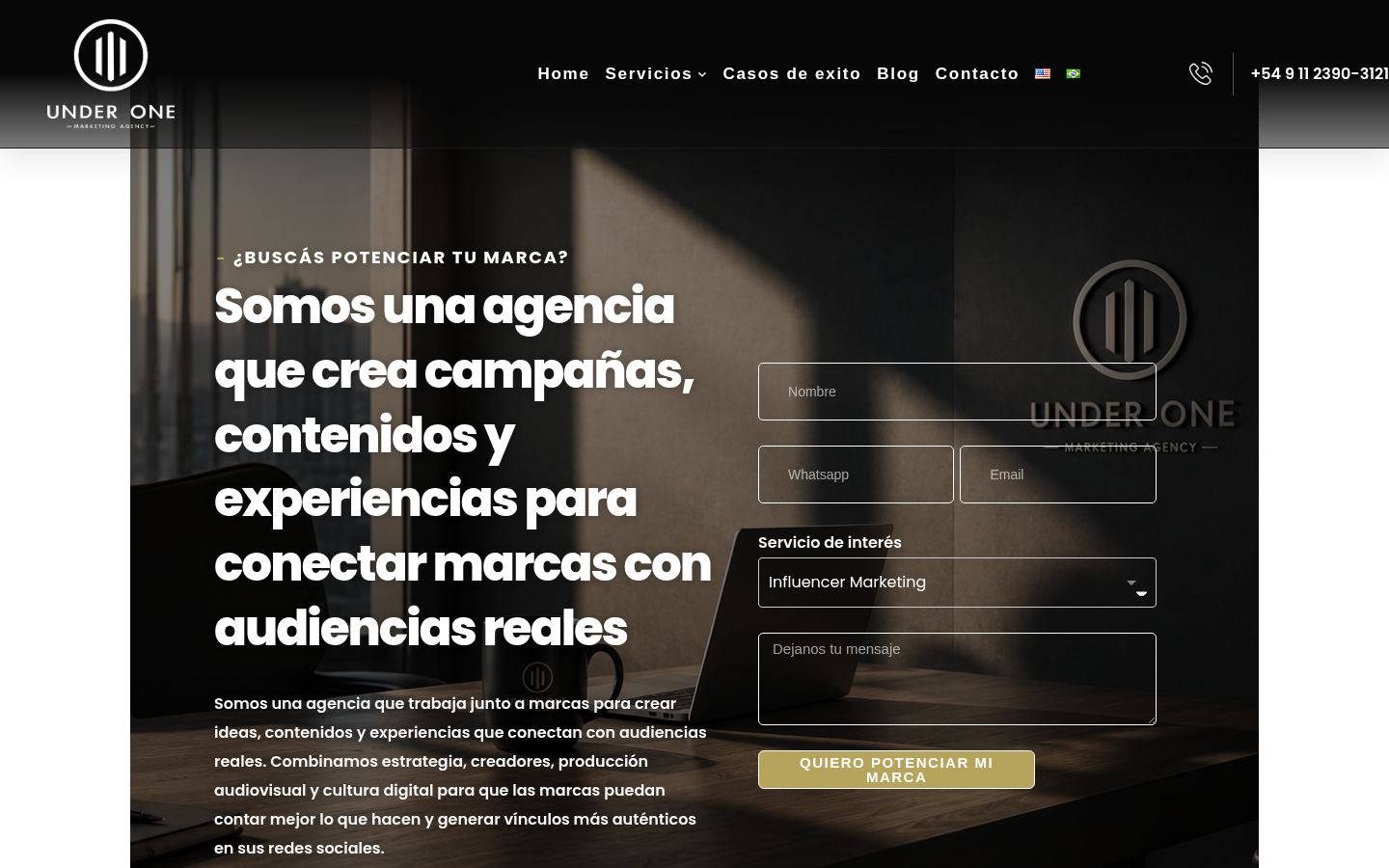Under One &middot; HOMEPAGE_SCREENSHOT