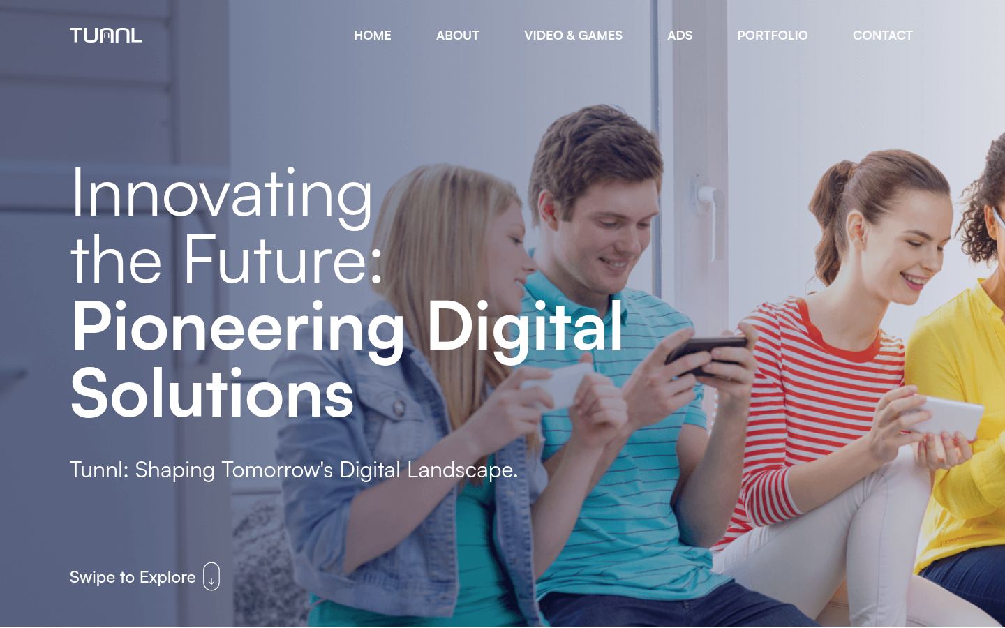 Tunnl: Digital Innovation & Precision Advertising &middot; HOMEPAGE_SCREENSHOT