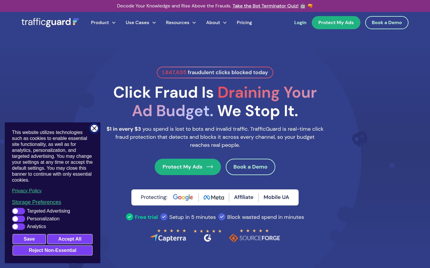 TrafficGuard &middot; HOMEPAGE_SCREENSHOT