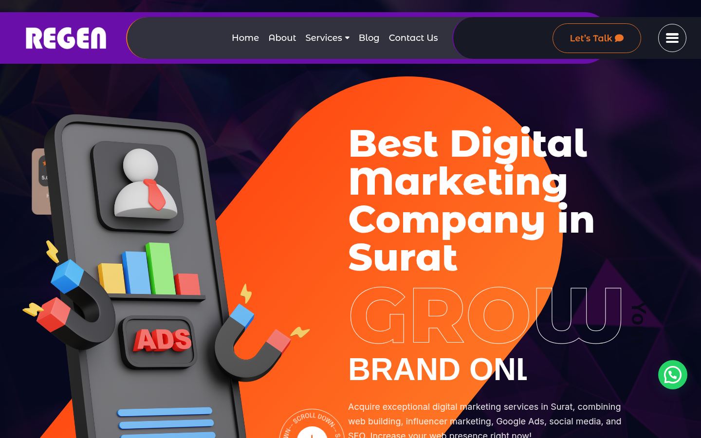 Regen Digital World &middot; HOMEPAGE_SCREENSHOT