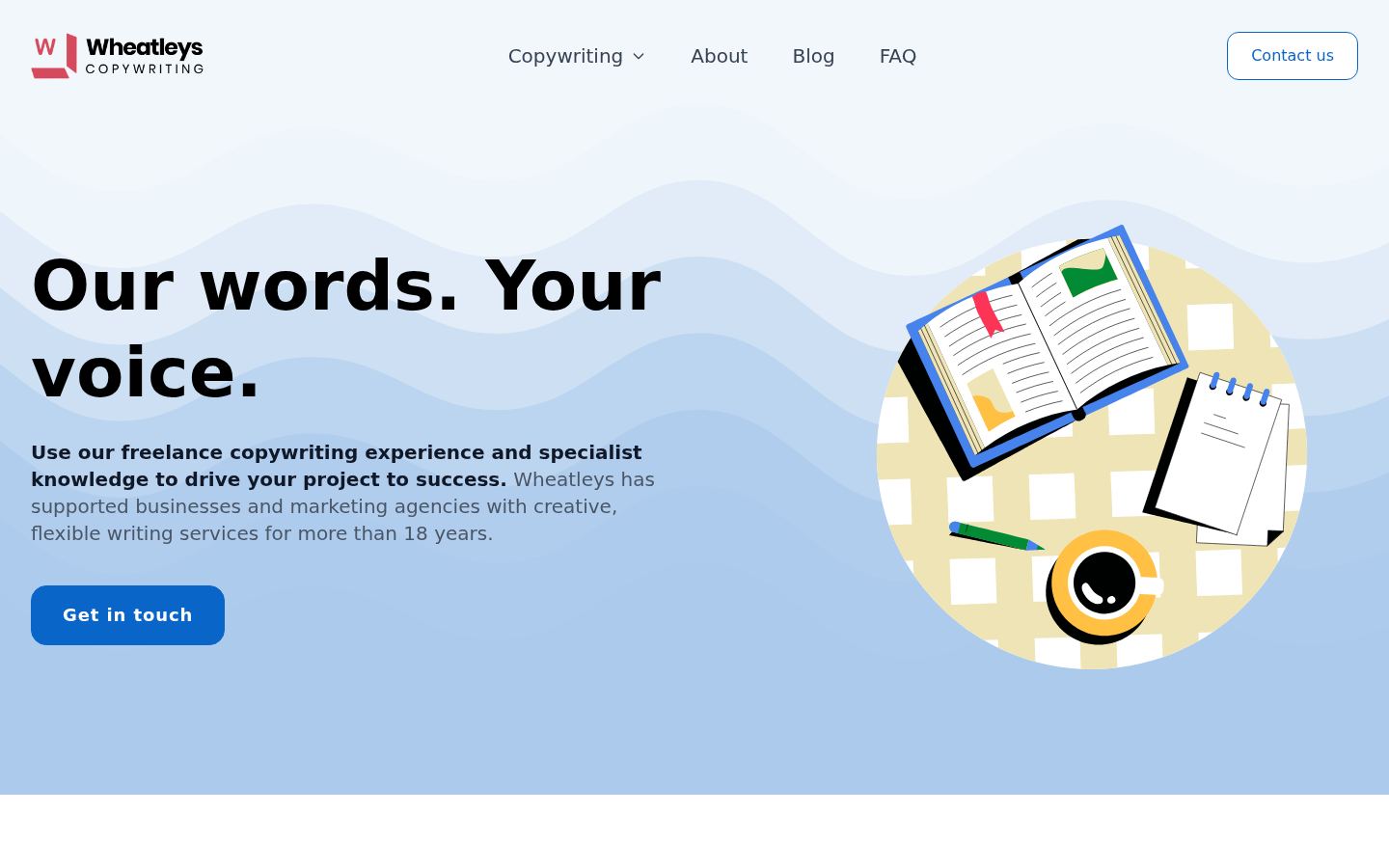 Copywriter &middot; HOMEPAGE_SCREENSHOT
