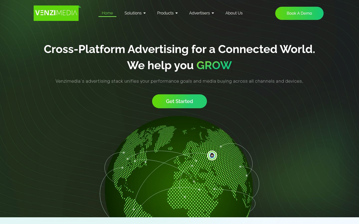 VenziMedia &middot; HOMEPAGE_SCREENSHOT