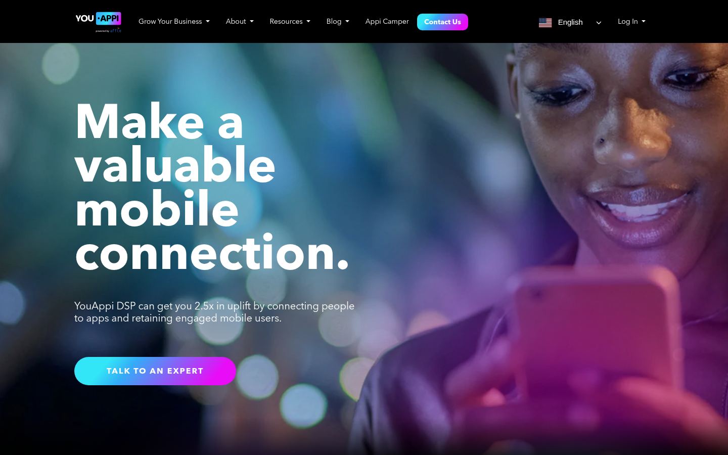 YouAppi &middot; HOMEPAGE_SCREENSHOT