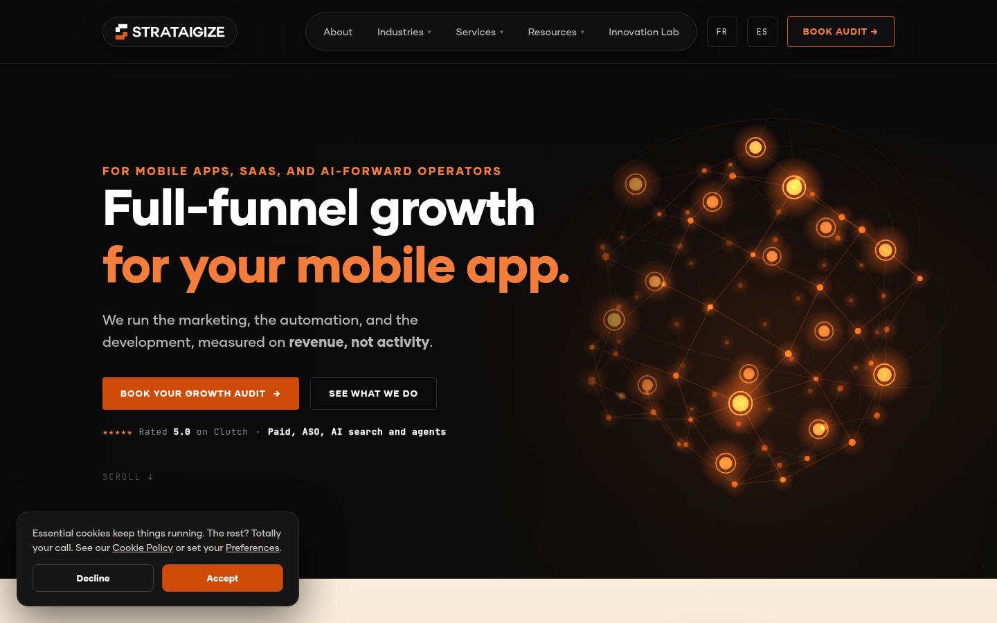 Strataigize &middot; HOMEPAGE_SCREENSHOT