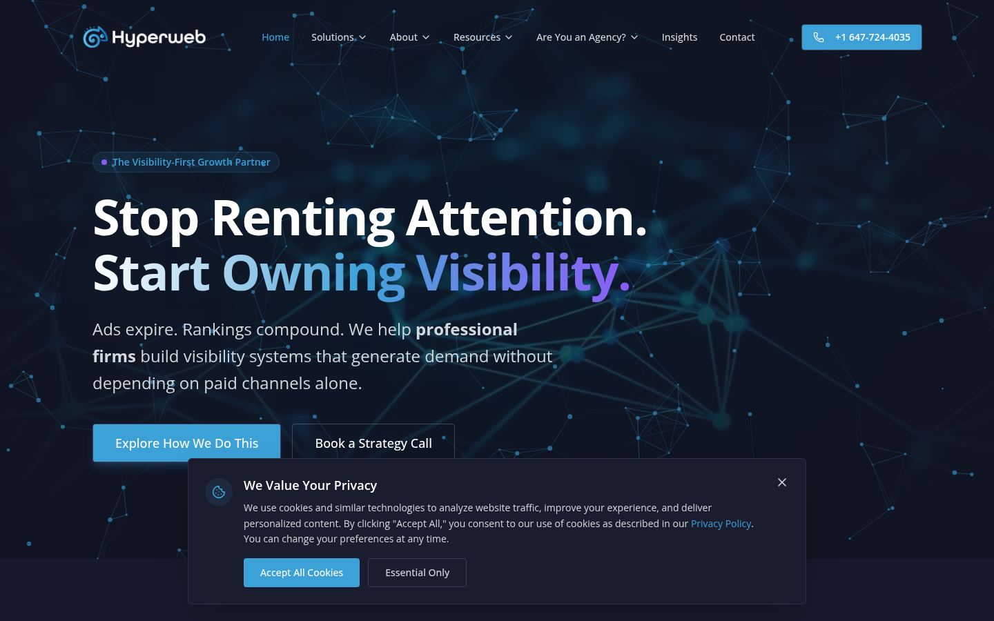 Hyperweb Communications Inc · HOMEPAGE_SCREENSHOT