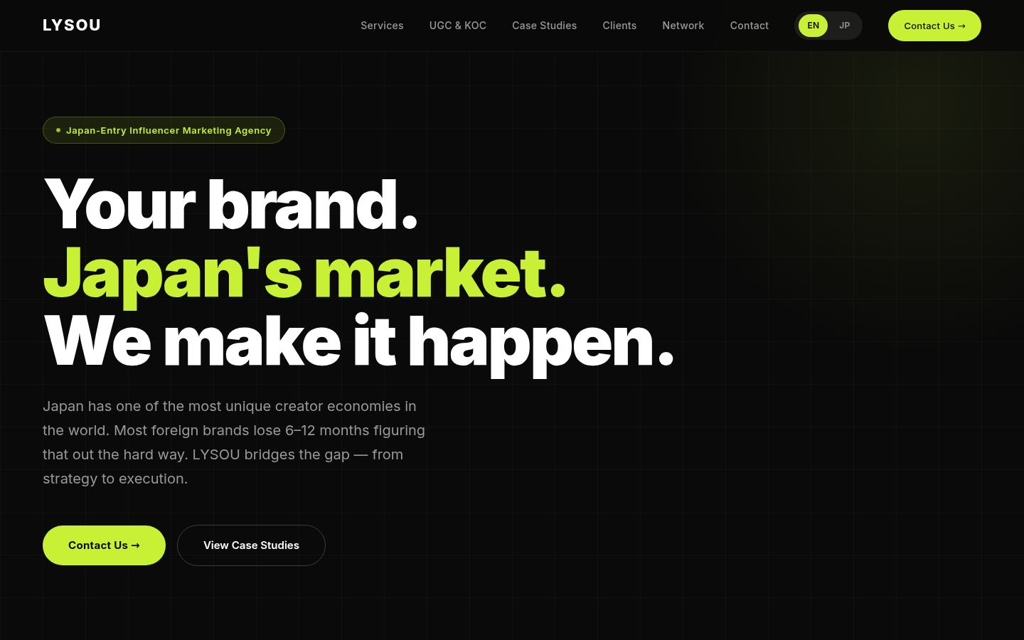 LYSOU LLC &middot; HOMEPAGE_SCREENSHOT