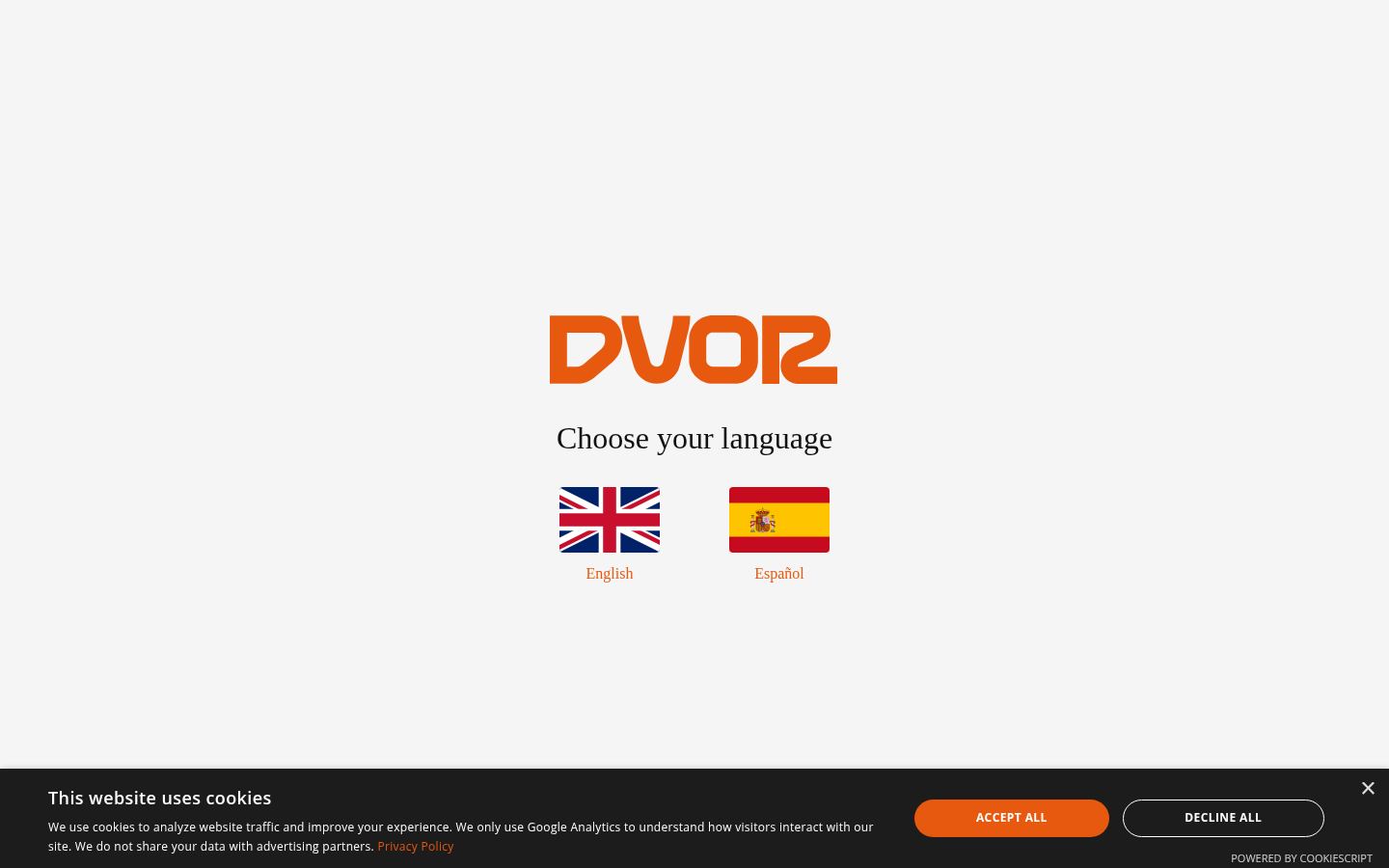 DVOR Studio &middot; HOMEPAGE_SCREENSHOT