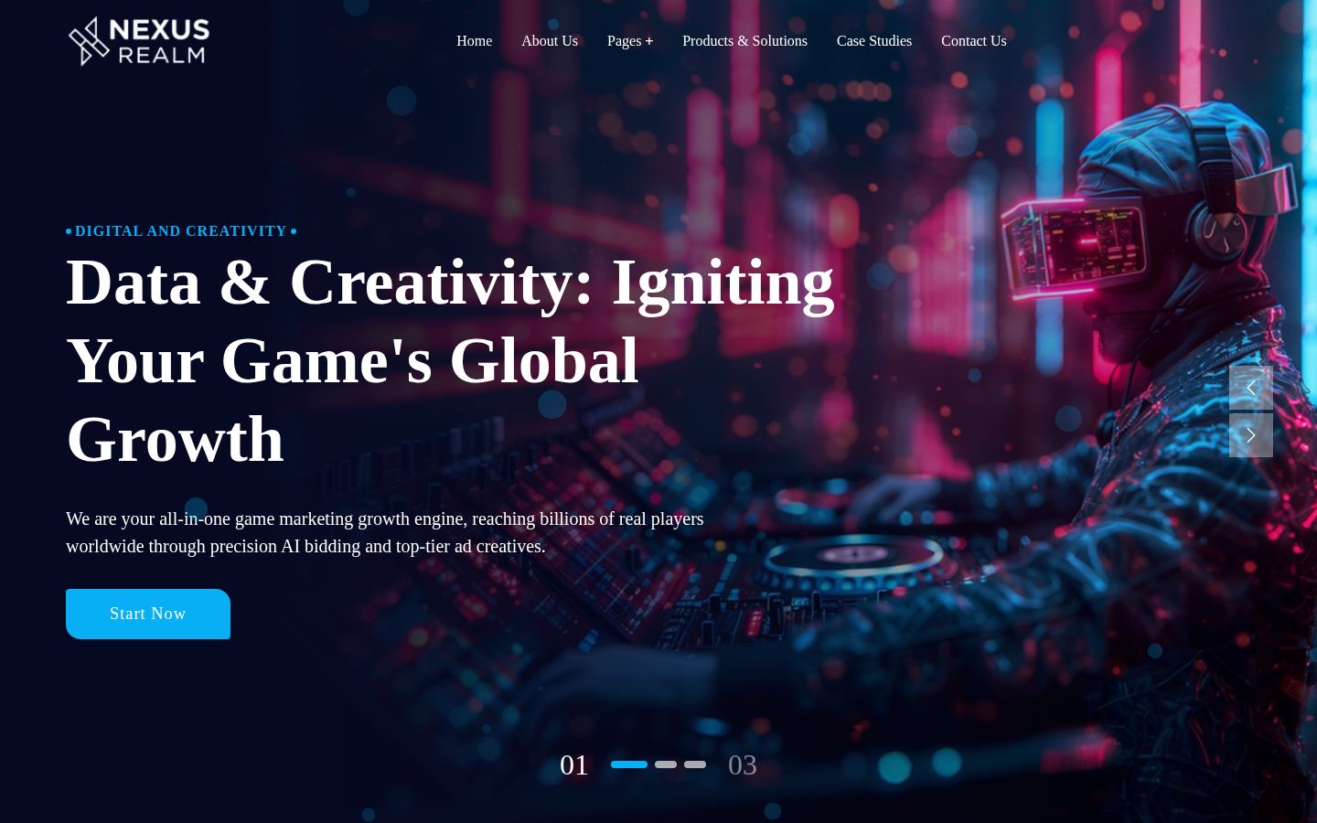 NEXUS REALM PTE. LTD. &middot; HOMEPAGE_SCREENSHOT