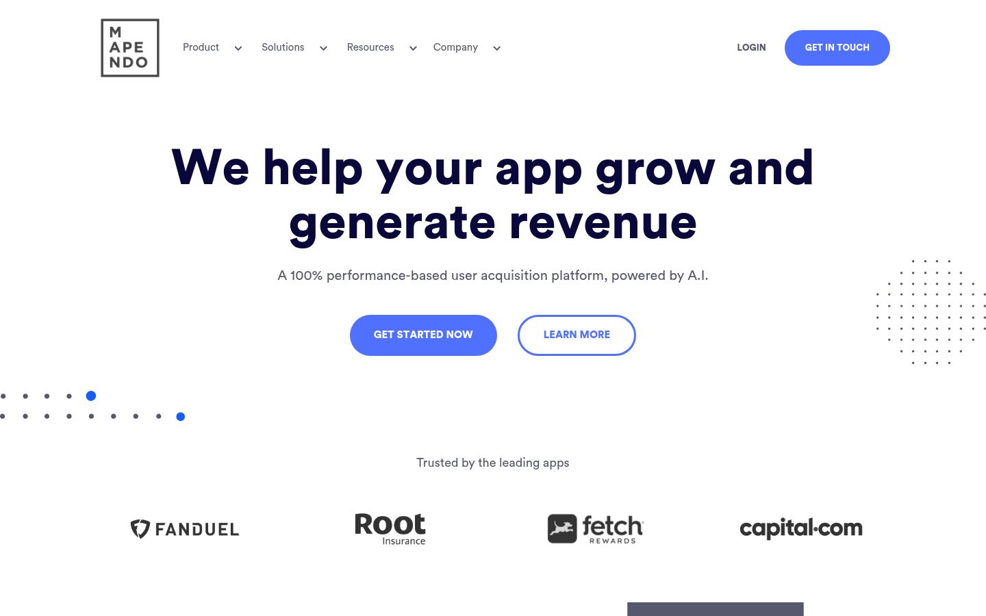 Mapendo &middot; HOMEPAGE_SCREENSHOT
