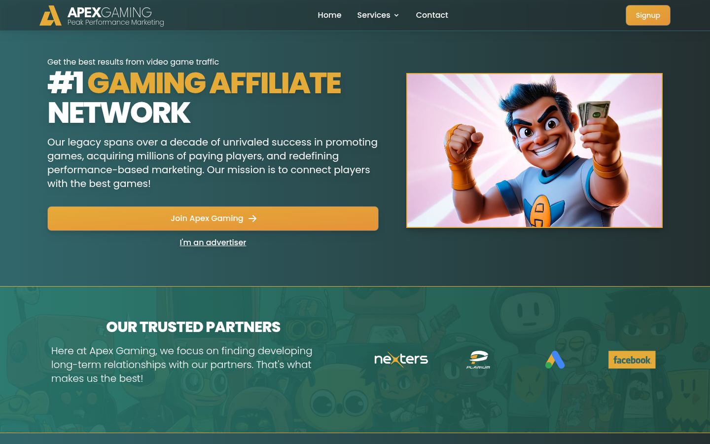 Apexgaming.io · HOMEPAGE_SCREENSHOT