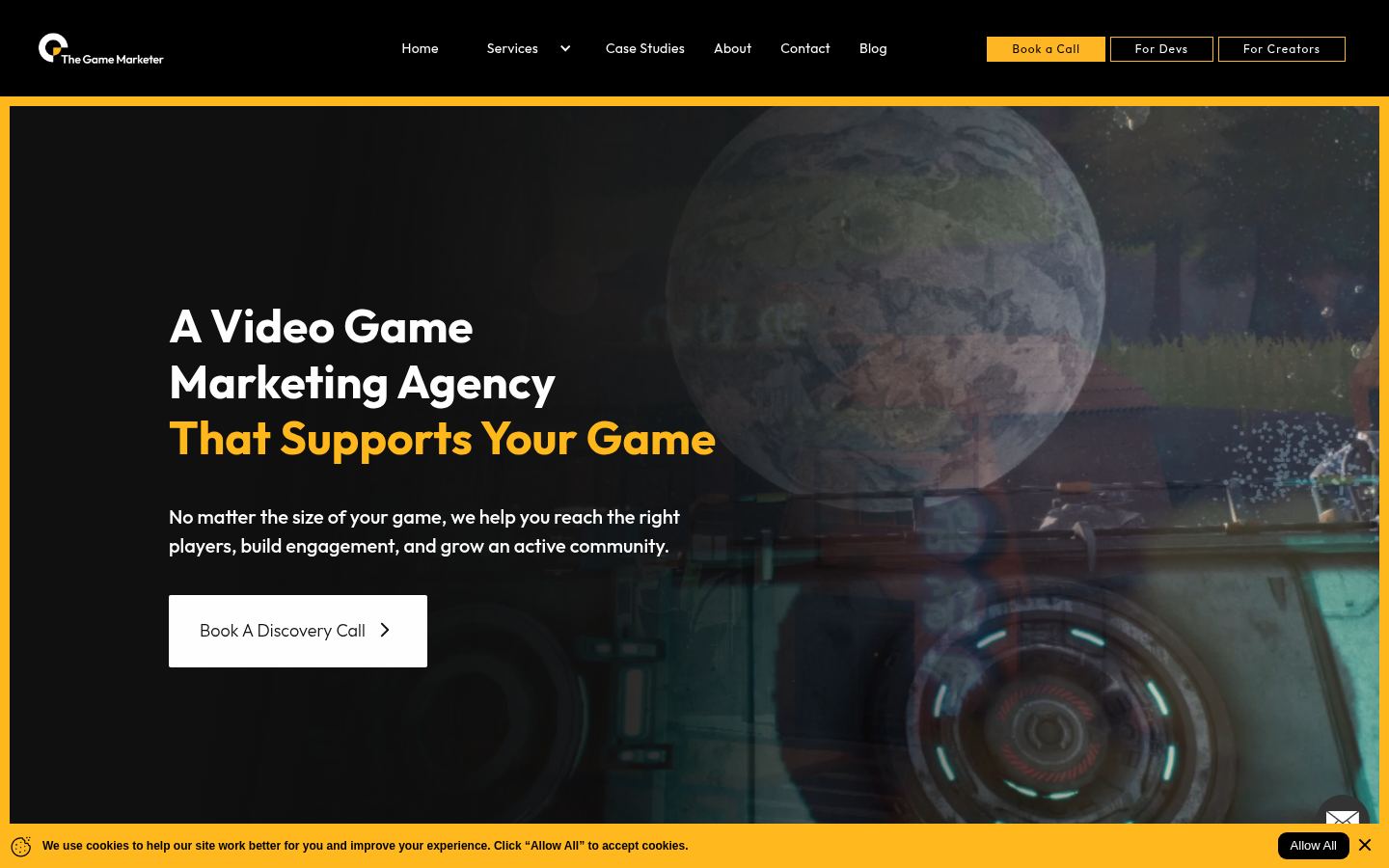The Game Marketer &middot; HOMEPAGE_SCREENSHOT