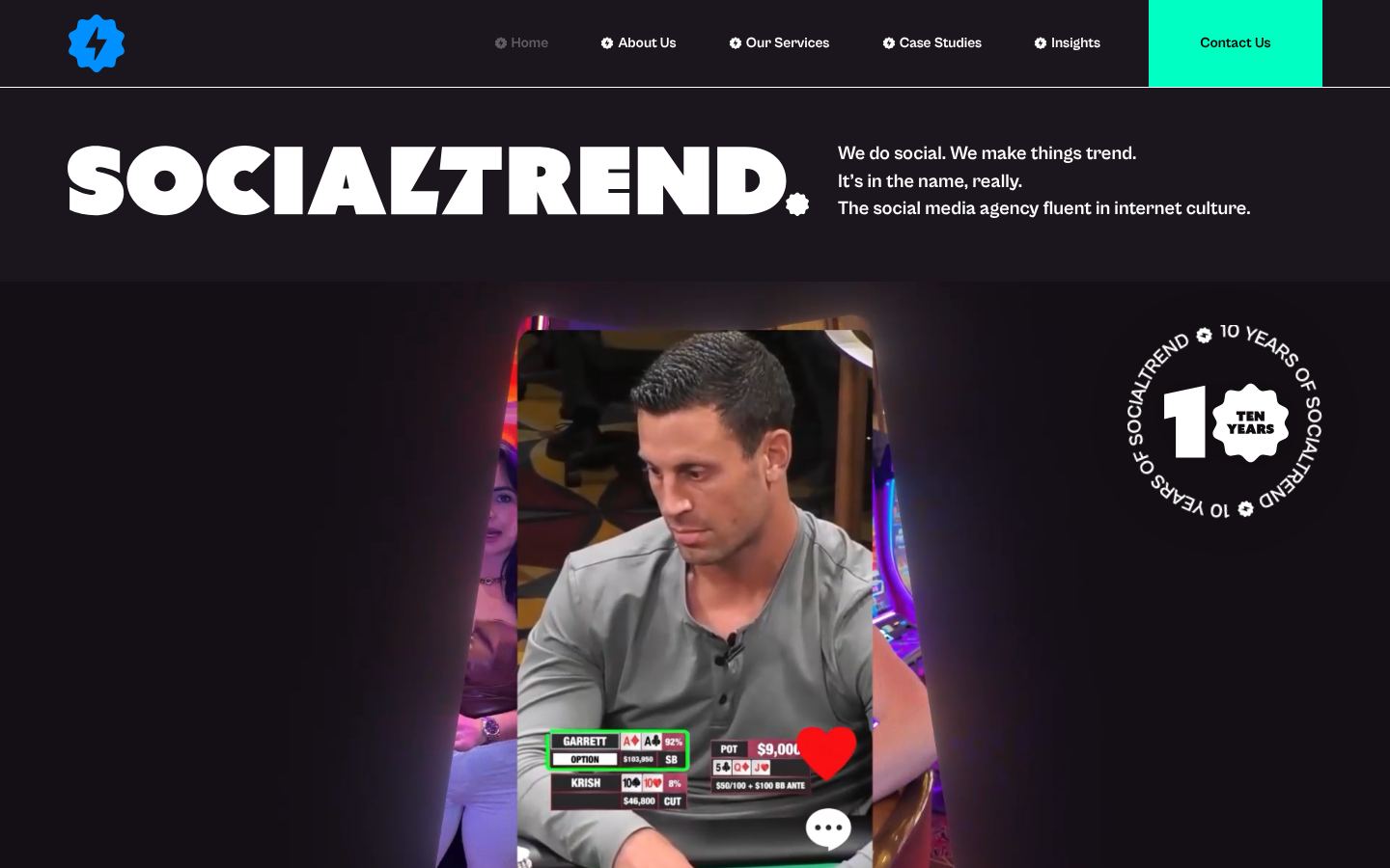 Socialtrend &middot; HOMEPAGE_SCREENSHOT