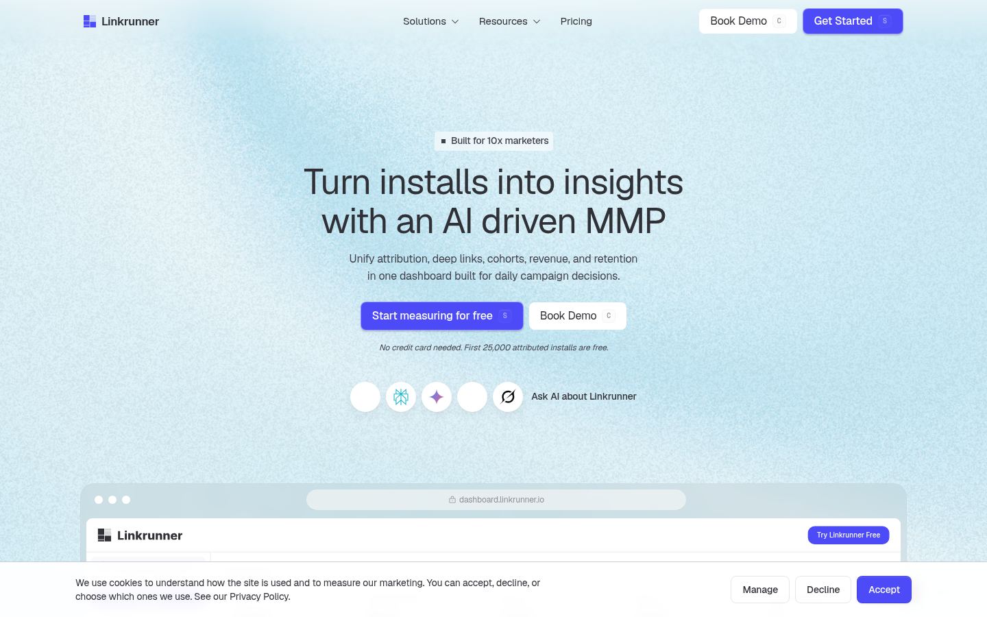 Linkrunner &middot; HOMEPAGE_SCREENSHOT