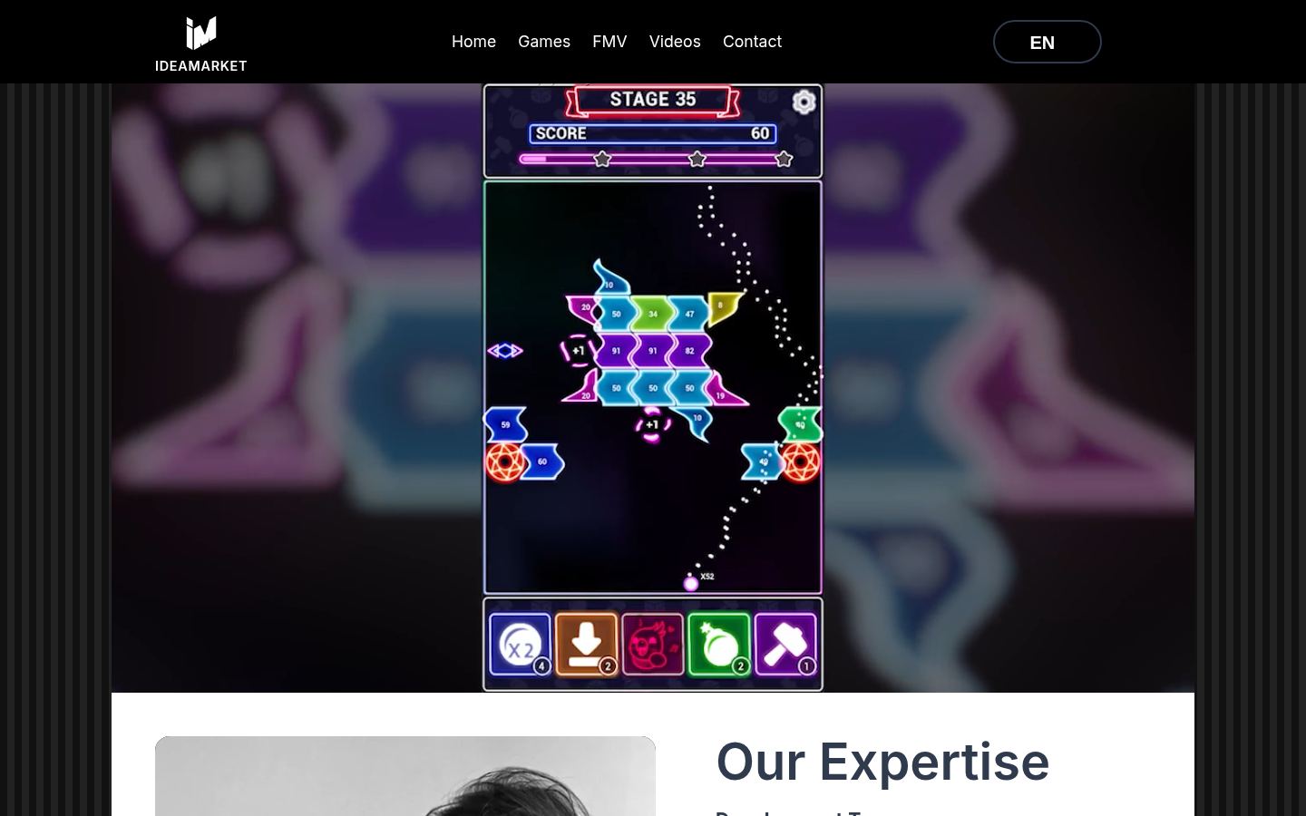 IDEAMARKET &middot; HOMEPAGE_SCREENSHOT