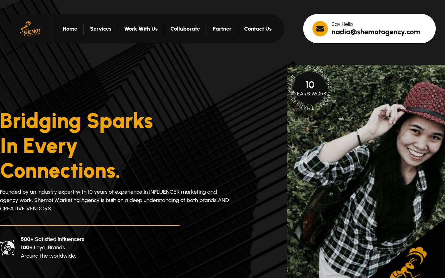 SHEMOT Marketing Agency &middot; HOMEPAGE_SCREENSHOT