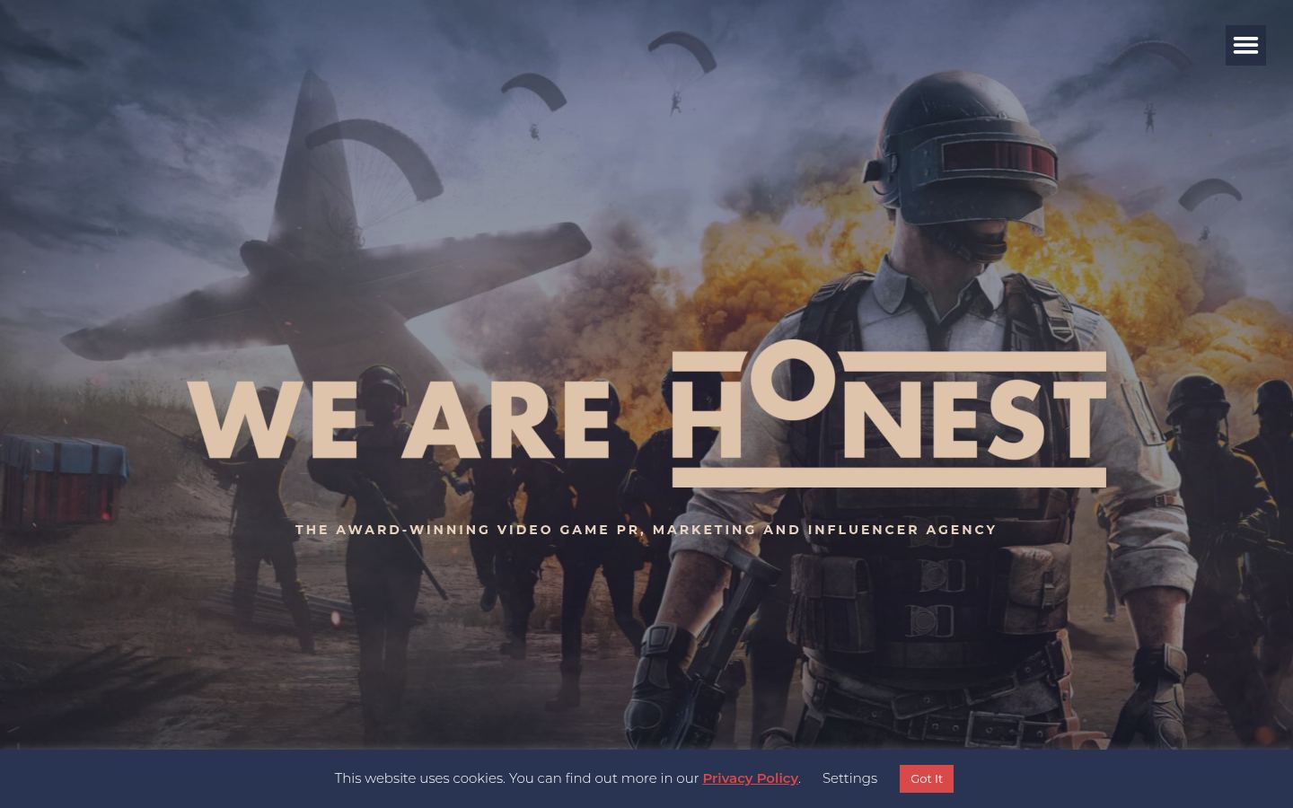 HONEST Video Game PR · HOMEPAGE_SCREENSHOT