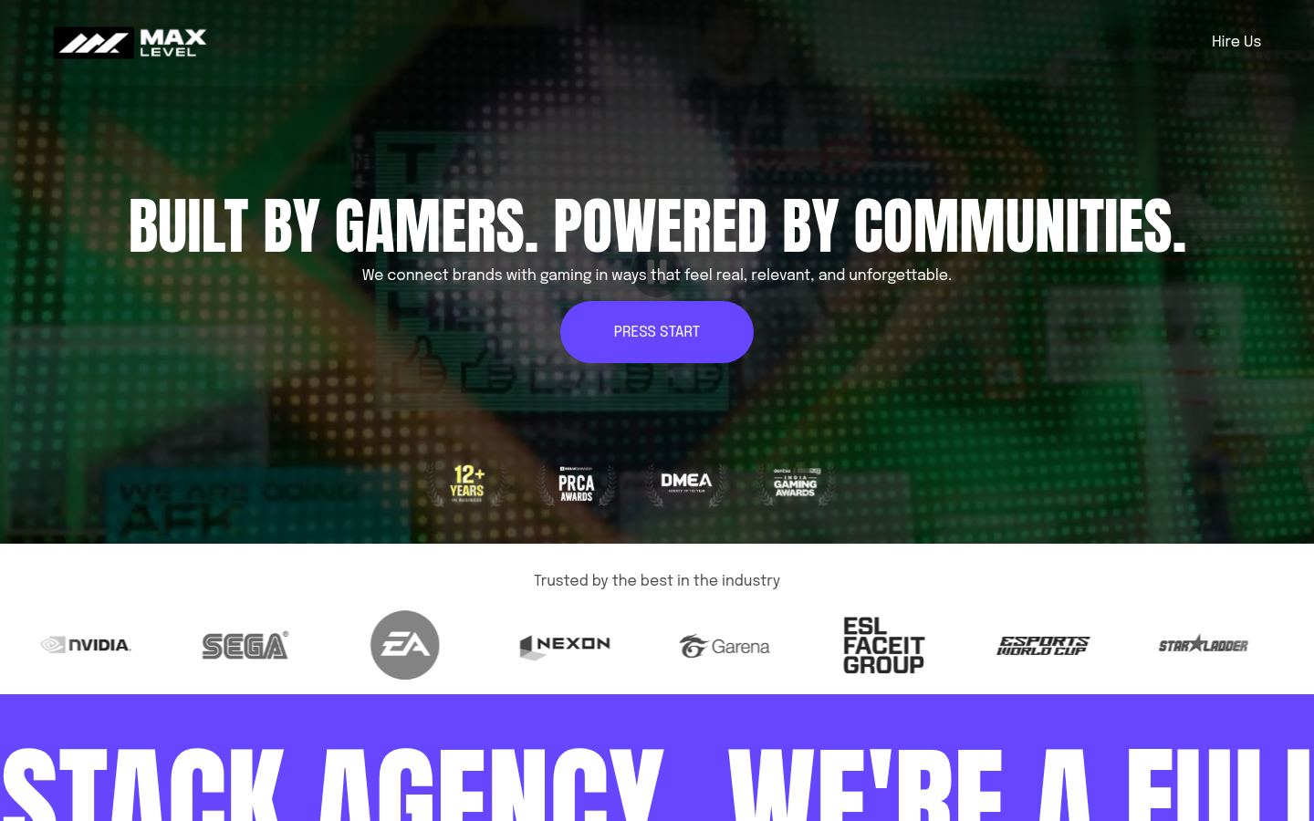 Max Level &middot; HOMEPAGE_SCREENSHOT