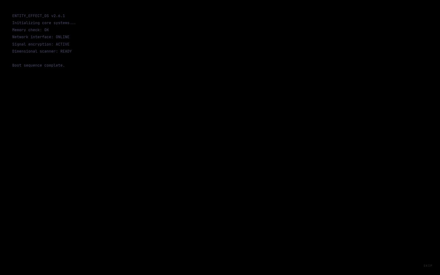 The Entity Effect &middot; HOMEPAGE_SCREENSHOT