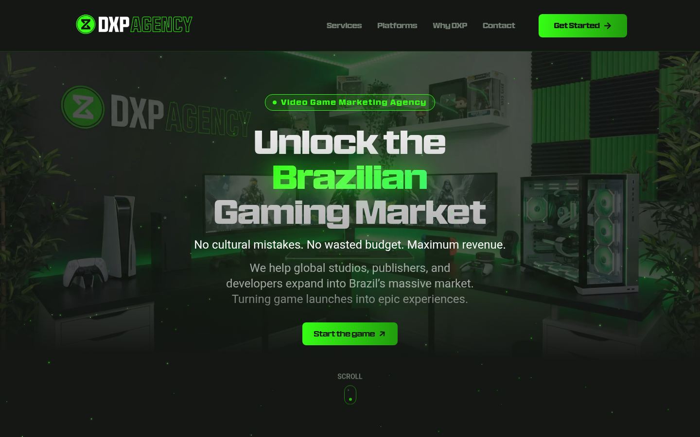 DXP AGENCY · HOMEPAGE_SCREENSHOT