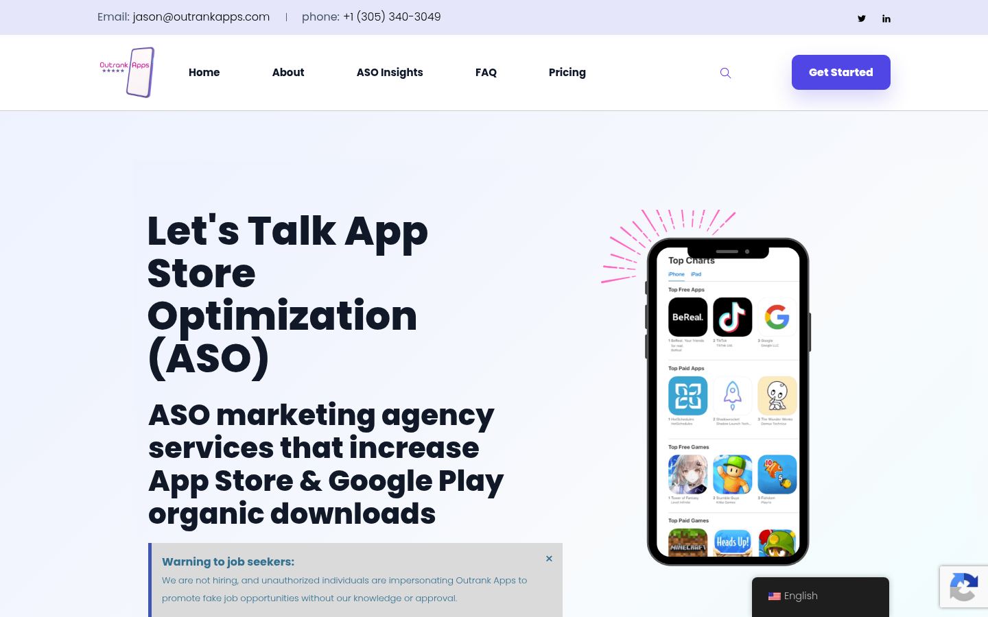 Outrank Apps &middot; HOMEPAGE_SCREENSHOT